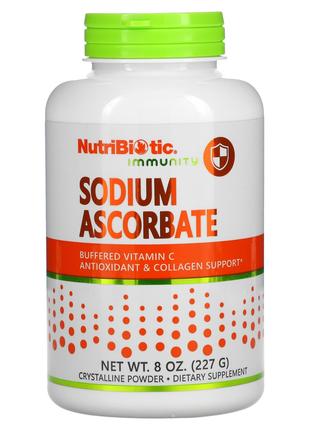 Аскорбат натрия NutriBiotic Sodium Ascorbate Буферизованный со...