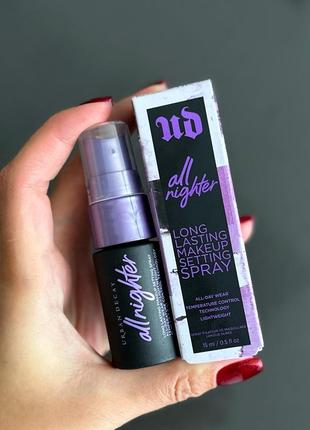 Спрей фіксатор макіяжу urban decay all nighter long-lasting ma...