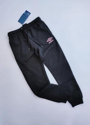 Теплые зимние спортивные штаны на флисе с начесом umbro 122, 1...