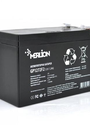 Аккумуляторная батарея Merlion AGM GP1290F2 Black 12V 9Ah