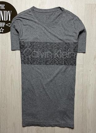 Мужская премиальная футболка calvin klein, размер s-m