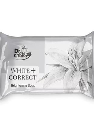 Натуральное мыло отбеливающее для лица и тела white + correct ...