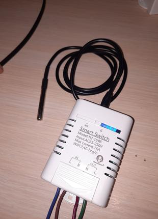 Wi-fi вай-фай термостат с датчиком температуры ewelink