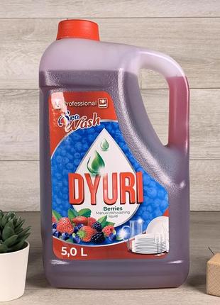 Миючий засіб для посуду ‘‘dyuri’’ berries 5 l.