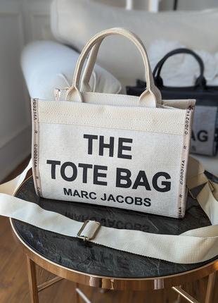 Сумка жіноча Маркбалкс міні білий Marc Jacobs Tote Bag