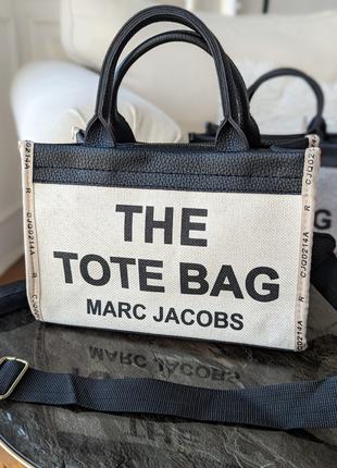 Сумка жіноча Маркбалкс мінічорний світлий Marc Jacobs Tote Bag