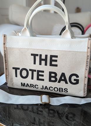 Сумка жіноча Маркбалкс міні молочний Marc Jacobs Tote Bag