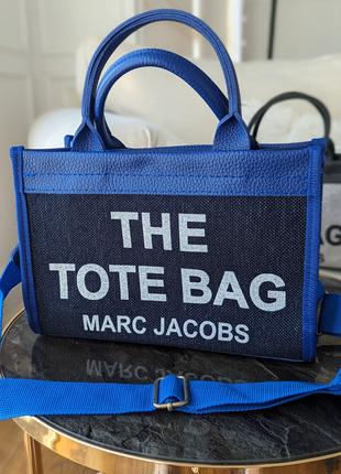 Сумка жіноча Маркбалкс міні синій Marc Jacobs Tote Bag