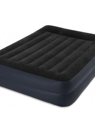 Надувной матрас кровать со встроенным электронасосом Intex 64124