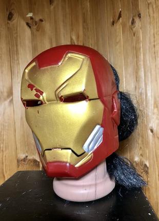 Маска железный человек iron man твердый пластик