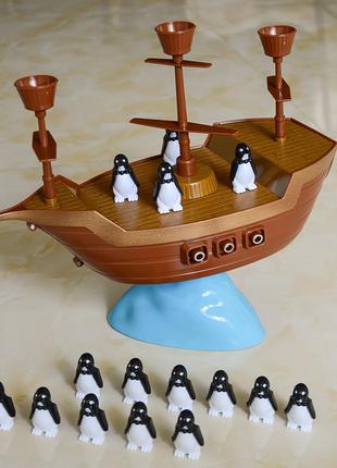 Настольная игра Пингвинопад Пиратская лодка