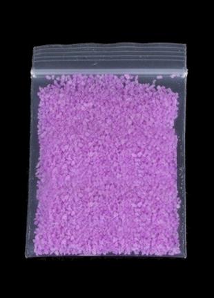 Флуоресцентный порошок гравий песок для украшения Фиолетовый