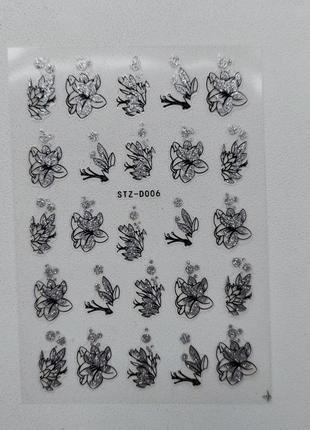 Декор для маникюра стикеры для ногтей