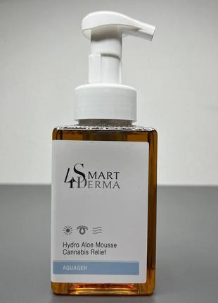 Пенка для сухой и чувствительной кожи с каннабисом smart4derma