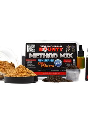 METHOD MIX BOUNTY 4in1 KRILL / ROBIN RED Метод микс 4в1