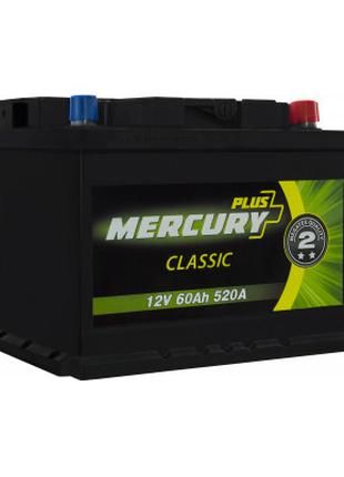 Аккумулятор автомобильный MERCURY battery CLASSIC Plus 60Ah (P...
