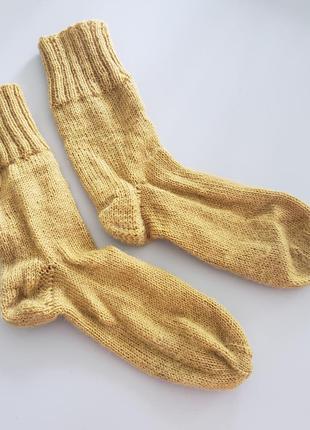 Носки вязаные теплые женские подростковые 34-37