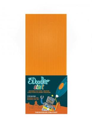 Набір стрижнів для 3d-ручки 3doodler start (помаранчевий)