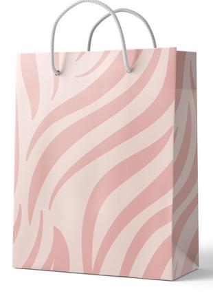 Пакет "Pink tiger print" розмір: 25 × 9 × 35см