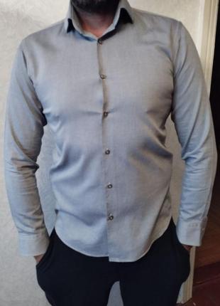 Оригинальная мужская рубашка от huge boss regular fit