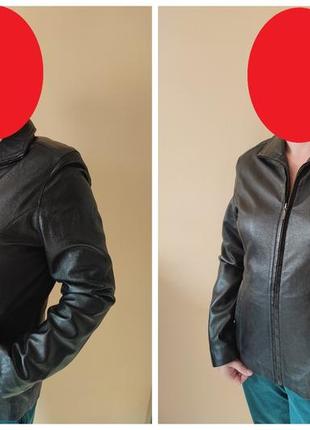Женская кожаная куртка helium размер ml (46-48) идеальная