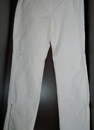 Белые джинсы прямого кроя marks&spencer