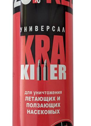 Аэрозоль Kra Killer для уничтожения летающих и ползающих насек...