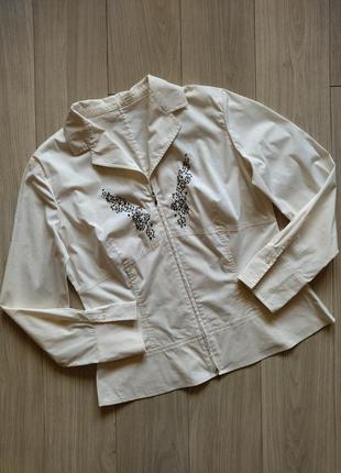 Легкий жакет пиджак рубашка блузка на молнии