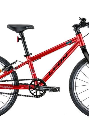 Велосипед 20" Leon GO Vbr 2022 (червоний із чорним)