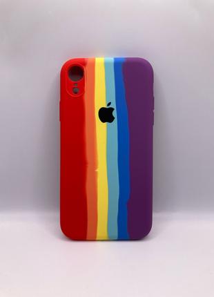 Накладка Rainbow Silicone Case IPhone Xr - 6.1" (6) 26331