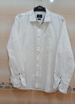 Рубашка белая мужская рубашка белья мужская геляя bugatti