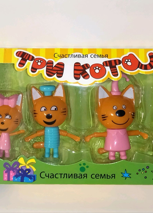 Набір фігурок "Три коти" 5-героїв.