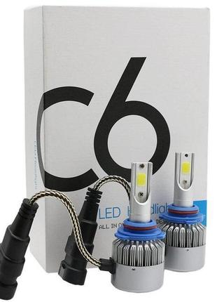 LED лампы светодиодные для фар автомобиля c6 h11