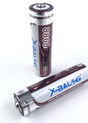 Акумулятор X-BALOG фиолетовый 18650 / 2430 4,2v/8800mAm (600 ш...