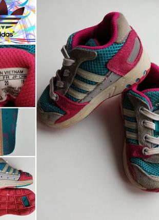 Adidas кроссовки для маленькой девочки размер 20, стелька 12,5 см