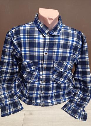 Утепленная мужская рубашка с мехом 54-64
