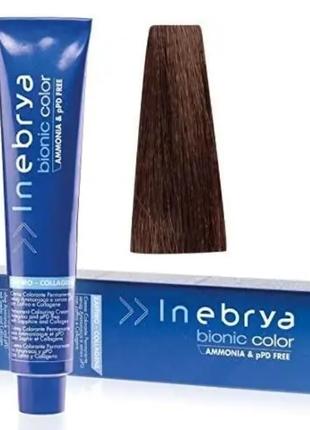 Стійка крем-фарба для волосся Inebrya Bionic Color 6/7 темний ...