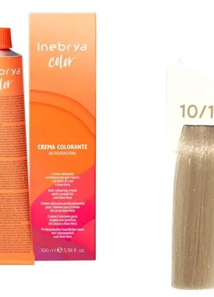 Крем-фарба для волосся Inebrya Color 10/13 Платиновий блондин ...