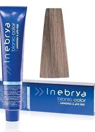Стійка крем-фарба для волосся Inebrya Bionic Color 8/1 світло-...