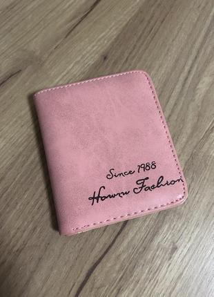Компактный кошелек женский "sine in" розовый