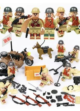 Фигурки военные японская армия вторая мировая война к Лего