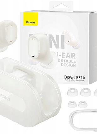 Беспроводные наушники Baseus Bowie EZ10 iPhone - Android white...