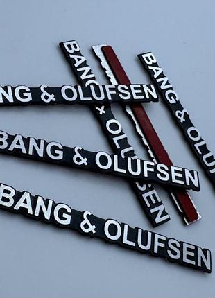 Шильдик эмблема наклейка bang & olufsen 50 mm 5 mm