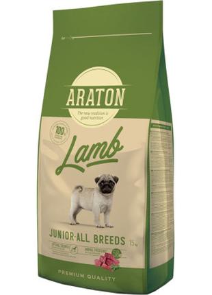 Сухой корм для собак ARATON Lamb Junior All Breeds 3 кг (ART47...