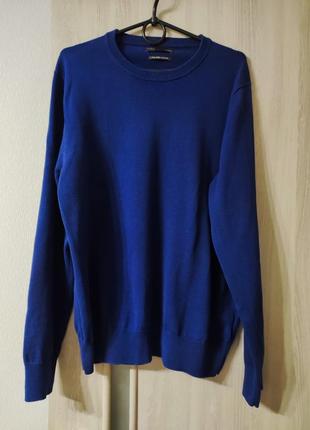 M&s мужской свитер синего цвета
