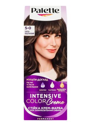 Фарба для волосся Palette 5-0 (N4) Світло-каштановий 110 мл (4...