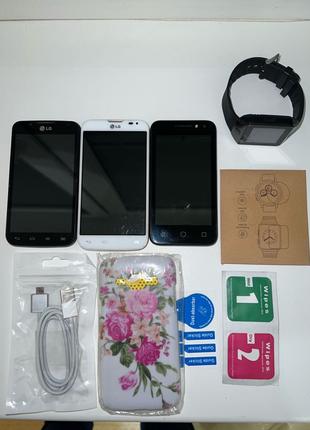 LG L70 Dual D325+LG L7 Il Dual P715+Alcatel 4034