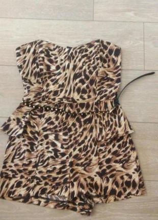 Продам комбинезон кофта шорты леопардовый ромпер