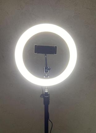Кольцевая лампа ф260 мм со штативом 210 см