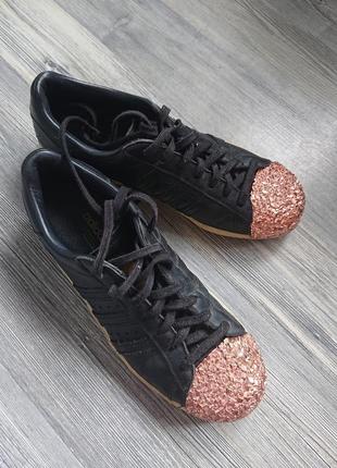 Кожаные кеды туфли adidas р.38